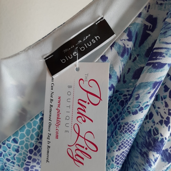 Blue blush mini dress - Picture 7 of 8